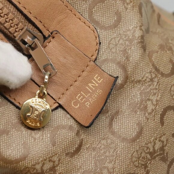 CELINE C Sulky Boston Bag PVC Beige Auth bs23974 - Picture 11 of 16